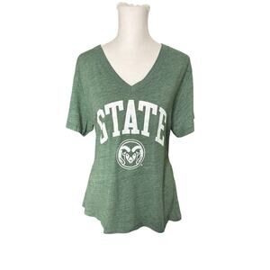 League 91 Colorado State Rams V-Neck Soft Tri-blend Medium